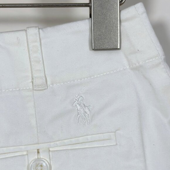 Ralph Lauren Golf Classic Fit White Bermuda Twill Chino Shorts - Size 8 - Picture 3 of 8